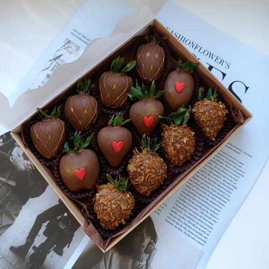 Клубника в шоколаде 12🍓