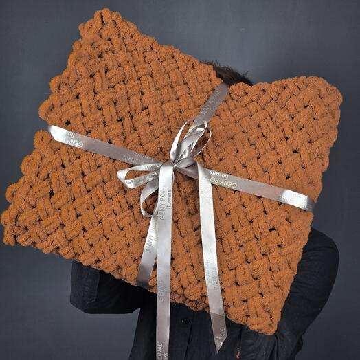 Уютный плед для дома шоколад 🍫