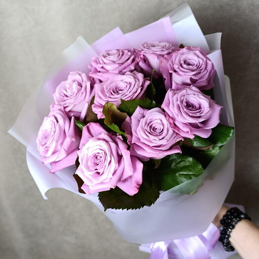 💜розы сиреневые