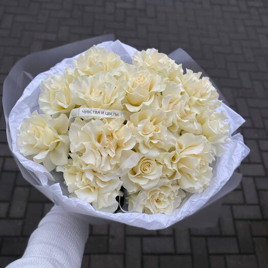 Букет из французских роз 15 шт