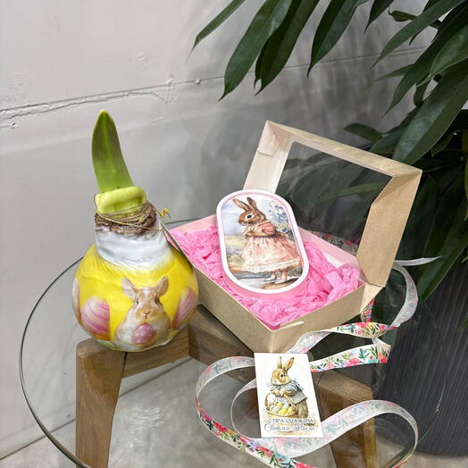 Луковица пасха + поднос ручной работы