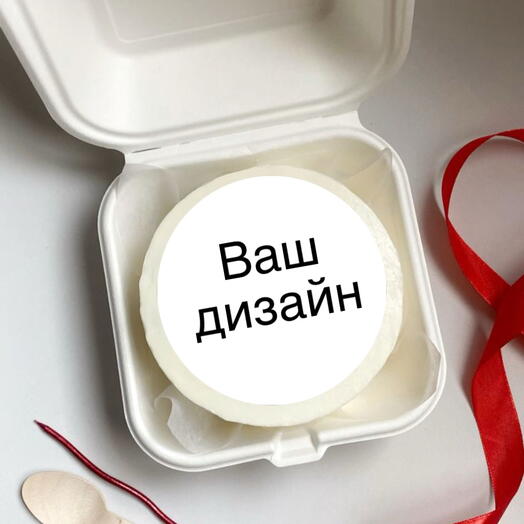 Бенто торт с вашим дизайном, 10см