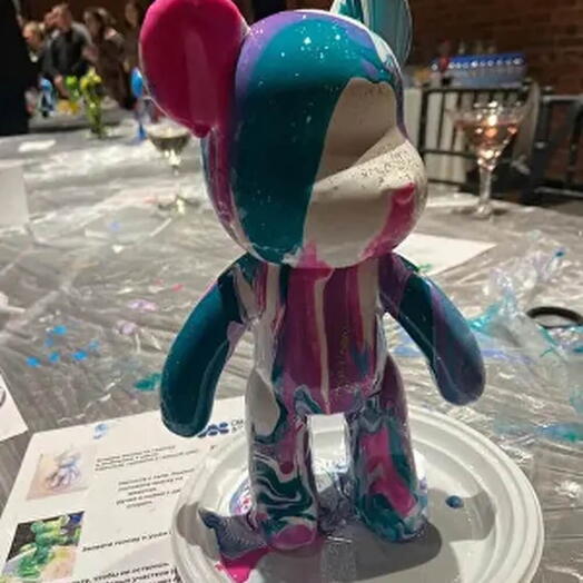 🎀Мастер-класс "Арт-Медведь" BearBrick 1 участник 1,5 часа 💝