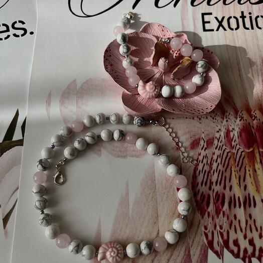 Сет украшений из кахолонга