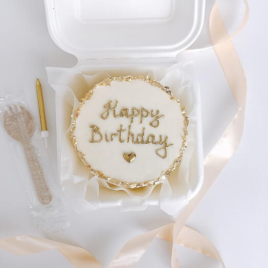 Бенто торт на день рождения | Мини торт Happy Birthday | Подарок девушке, парню|подруге, другу| сестре , брату,коллеге|тренд