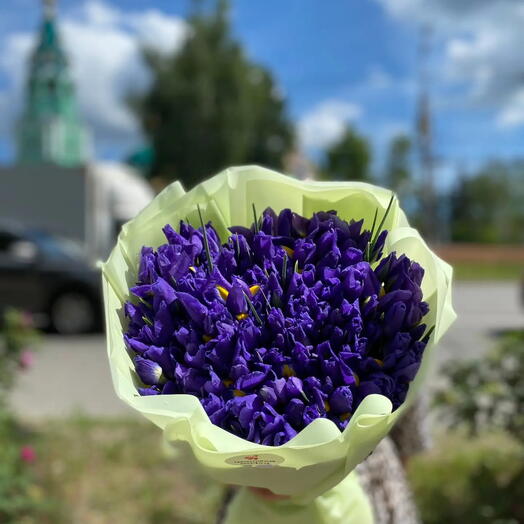 Букет из 101 ириса