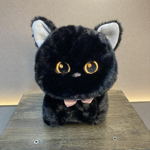 Мягкая игрушка , Черный котик