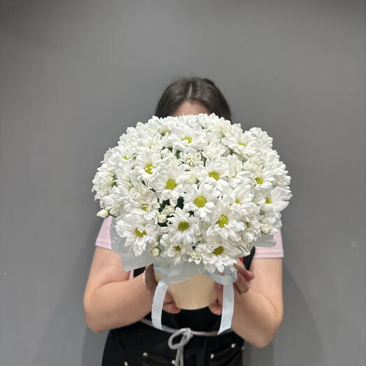 Композиция из кустовых хризантем
