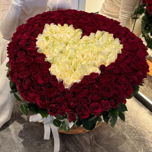 Rose Heart Basket