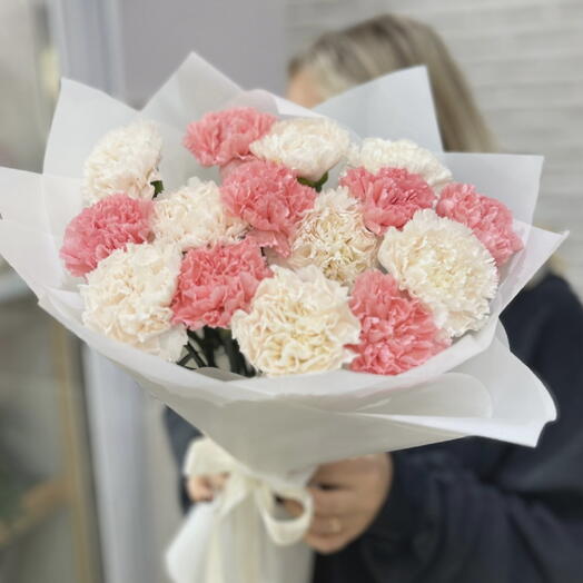 Монобукет 🌷 стойкие диантусы (ХИТ)