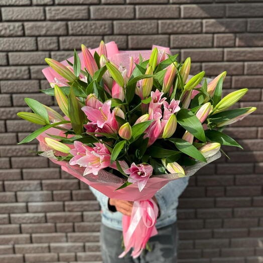 Букет из 9 шт лилий 🌺