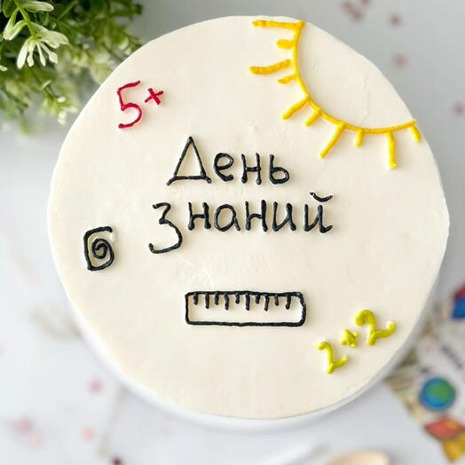 Торт на 1 сентября