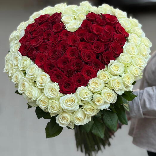 Букет из Роз Сердце ♥️