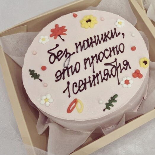 Бенто тортик 1 сентября