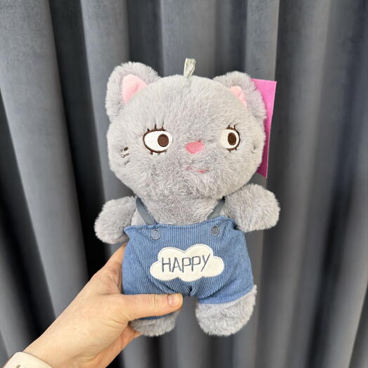 Игрушка серый кот