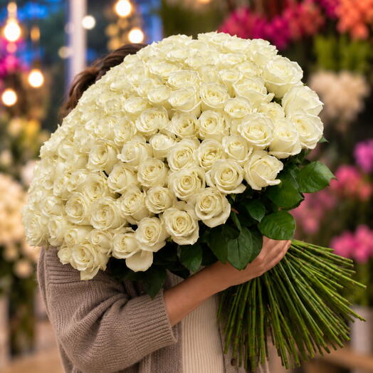 Белые розы 🌹