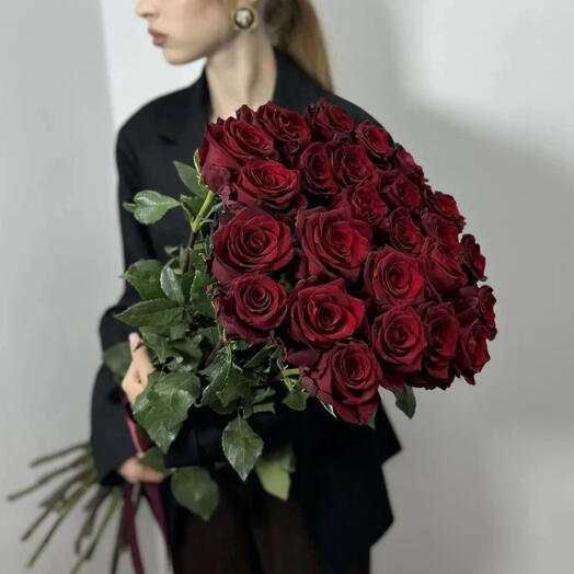 25 красных Эквадорских роз 🌹