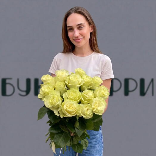 Букет из 15 роз 60см Мондиаль