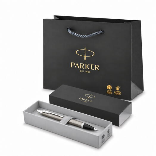 Шариковая ручка Parker IM Essential Stainless Steel CT подарок женщине, мужчине, коллеге, руководителю, другу