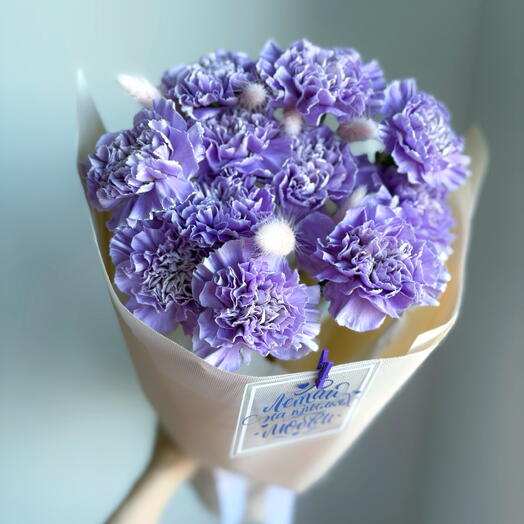 Диантус дофамин пушистик с сухоцветами
