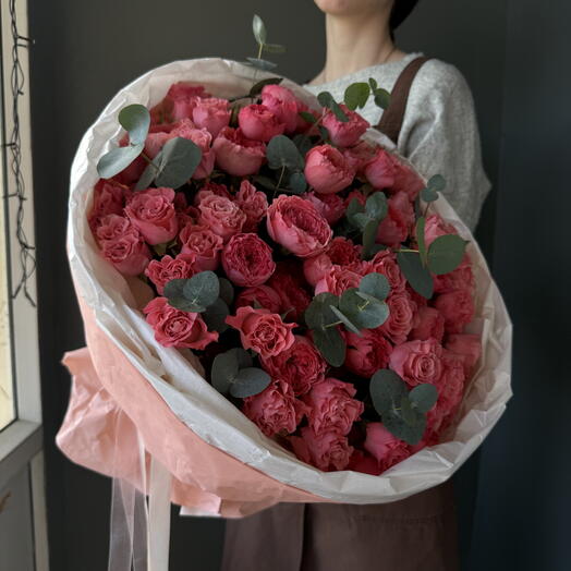 Микс кустовых роз