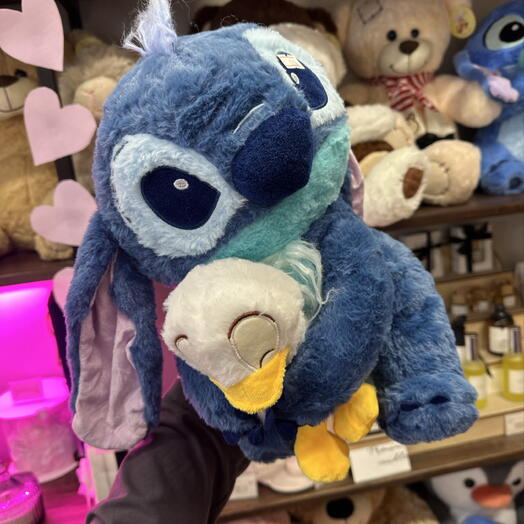Плюшевый голубой Стич М🩵💙