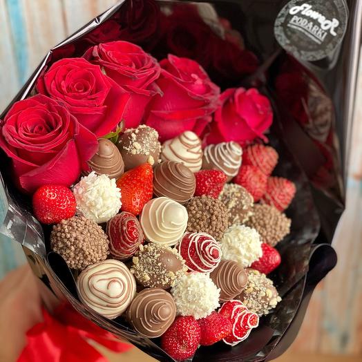 Strawberry bouquet "Harmony»