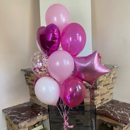 Birthday balloons, 13 pcs