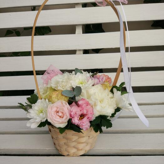 Cesta de flores