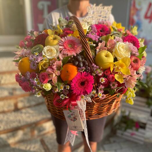 Cesta de flores