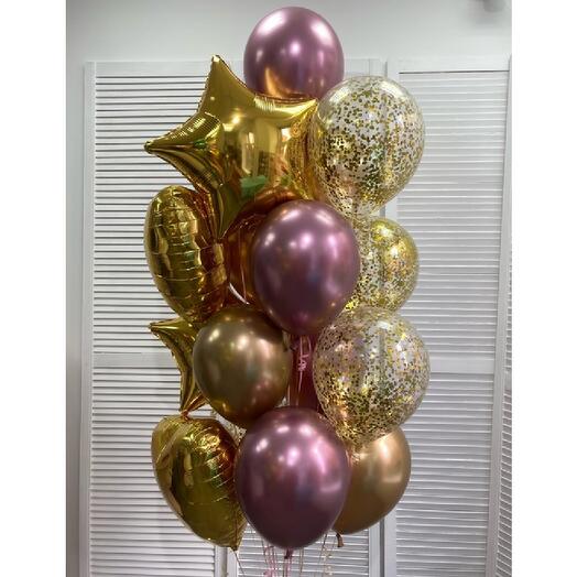 Fountain "Pink glitter"