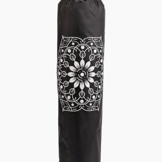 Mandala Black Mat Cover