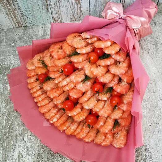 Букет из креветок