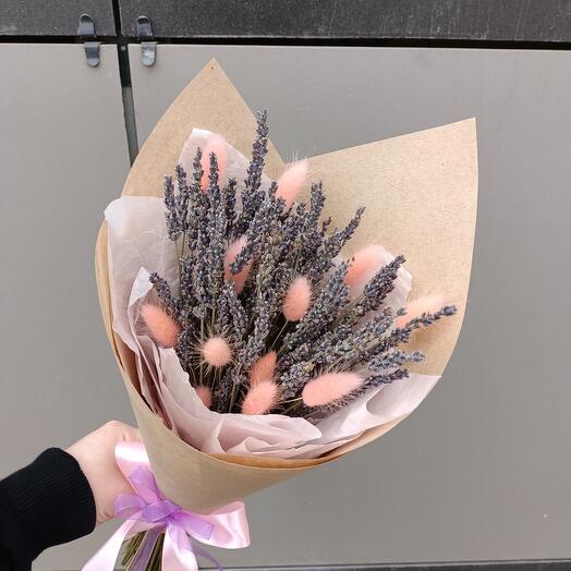 Lavanda con lagurus