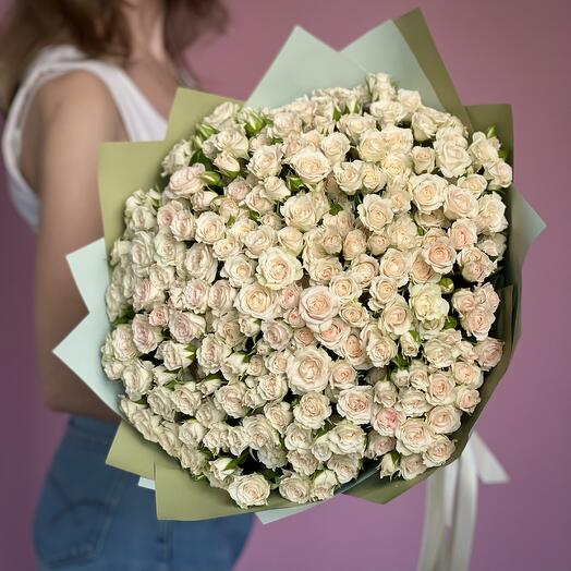 Bush roses beige monobucket size XL