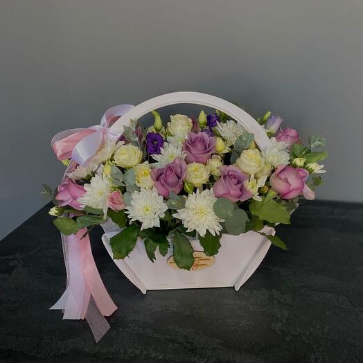 Цветы в корзине💜💜💜