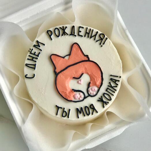 Bento cake with Corgi, BENTO CAKE you are my ass
