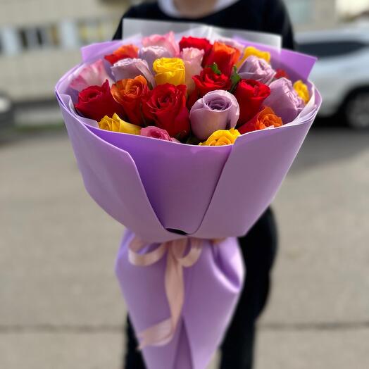 Ramo de rosas Mix 25 piezas
