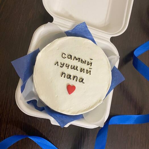 Бенто торт "самый лучший папа"