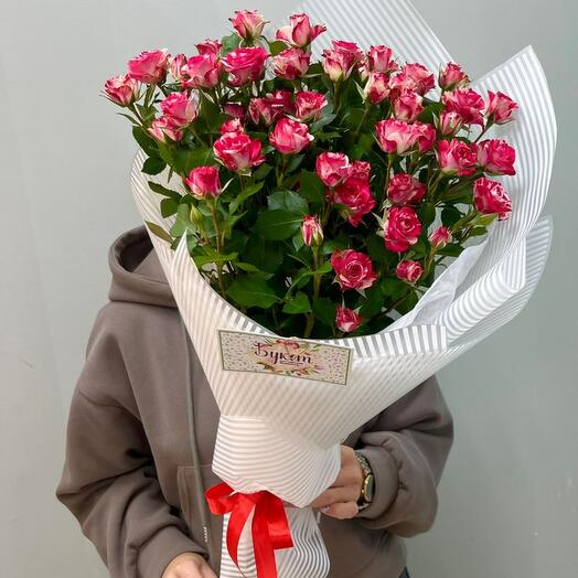 La gracia de la rosa arbustiva