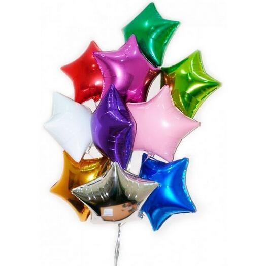 Palloncini stelle colorate 10pcs