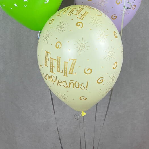 1 globo de feliz cumpleanos