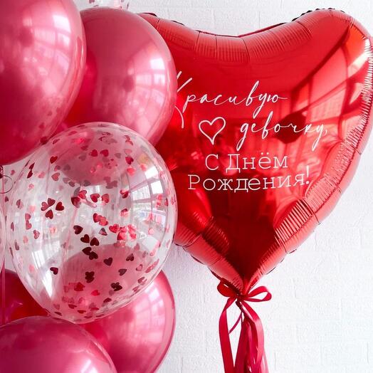 Globos "Con amor"