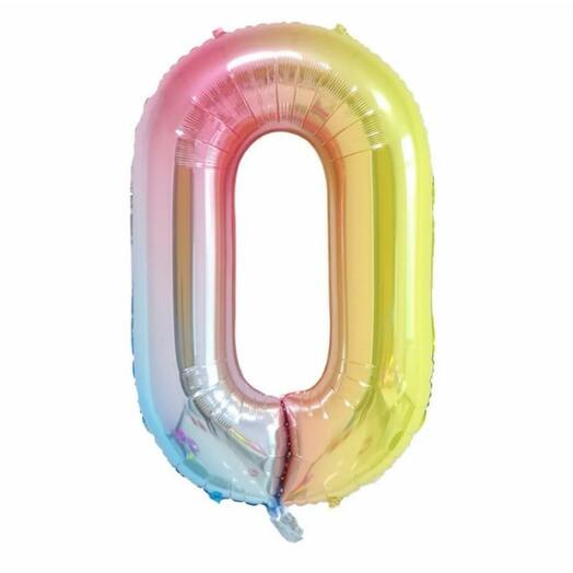 🎈Шар фольгированный цифра 0