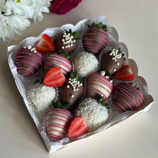 Клубника в шоколаде 12🍓
