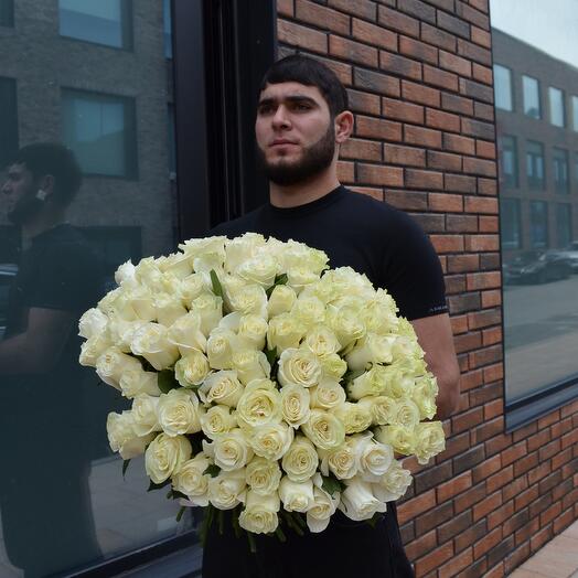 101 Голландская  роза 50 см