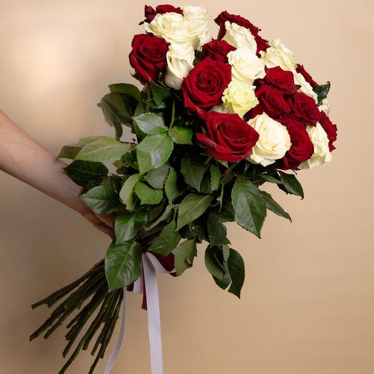 Голландская роза 25 шт 90 см