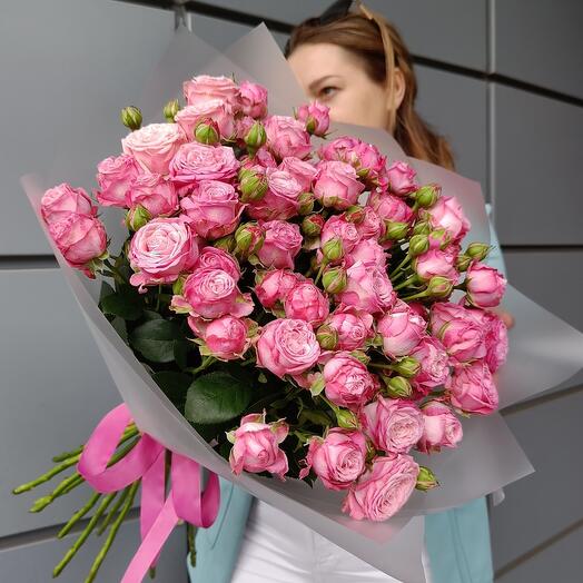 Пионовидные розы премиум качества в  шикарном букете💞