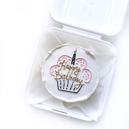 Бенто-торт «Кекс HBD»
