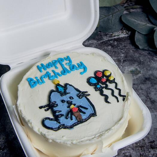 Бенто торт на день рождения " Happy Birthday"